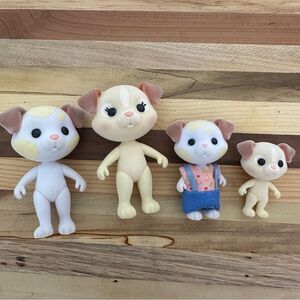 Honey Bee Acres Dog Family 4 Pieces